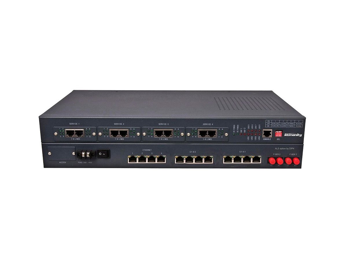 8E1-PCM-mux HM-PT 30pots over fiber multiplexer - Image 1